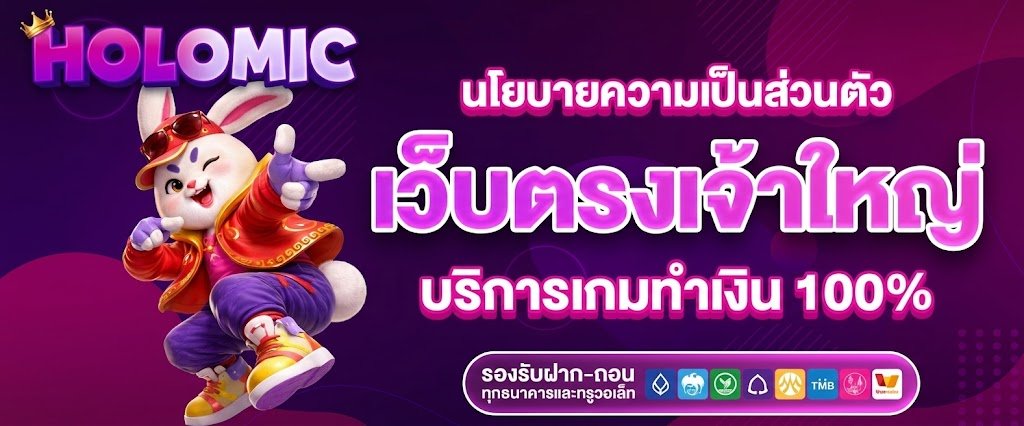 HOLOMIC นโยบายความเป็นส่วนตัว