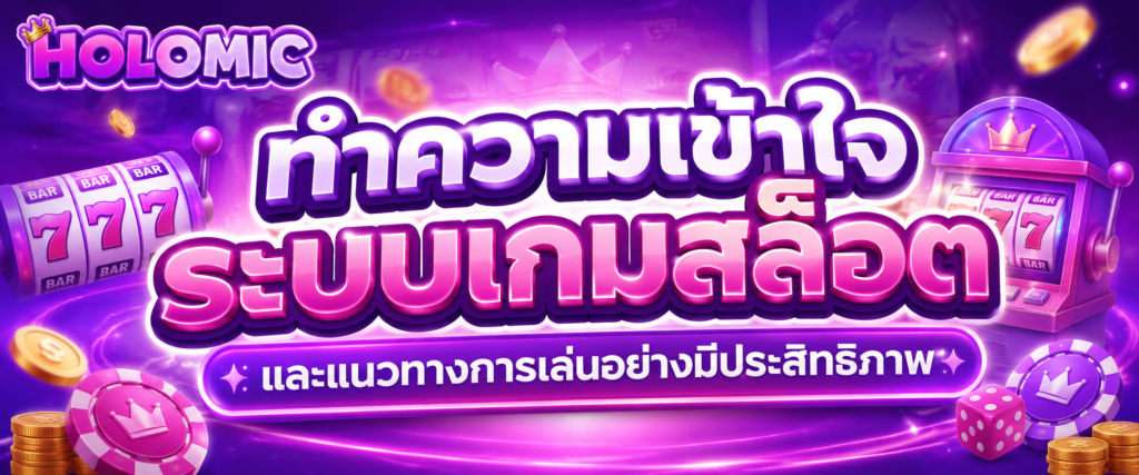 ทำความเข้าใจระบบเกมสล็อตและแนวทางการเล่นอย่างมีประสิทธิภาพ