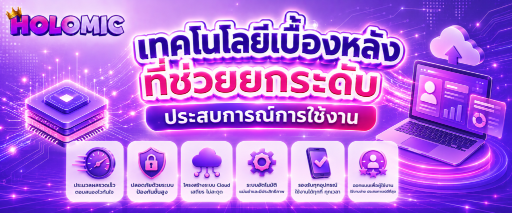 เทคโนโลยีเบื้องหลังที่ช่วยยกระดับประสบการณ์การใช้งาน (2)