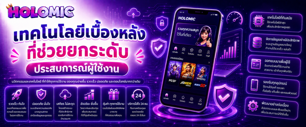 เทคโนโลยีเบื้องหลังที่ช่วยยกระดับประสบการณ์ผู้ใช้งาน